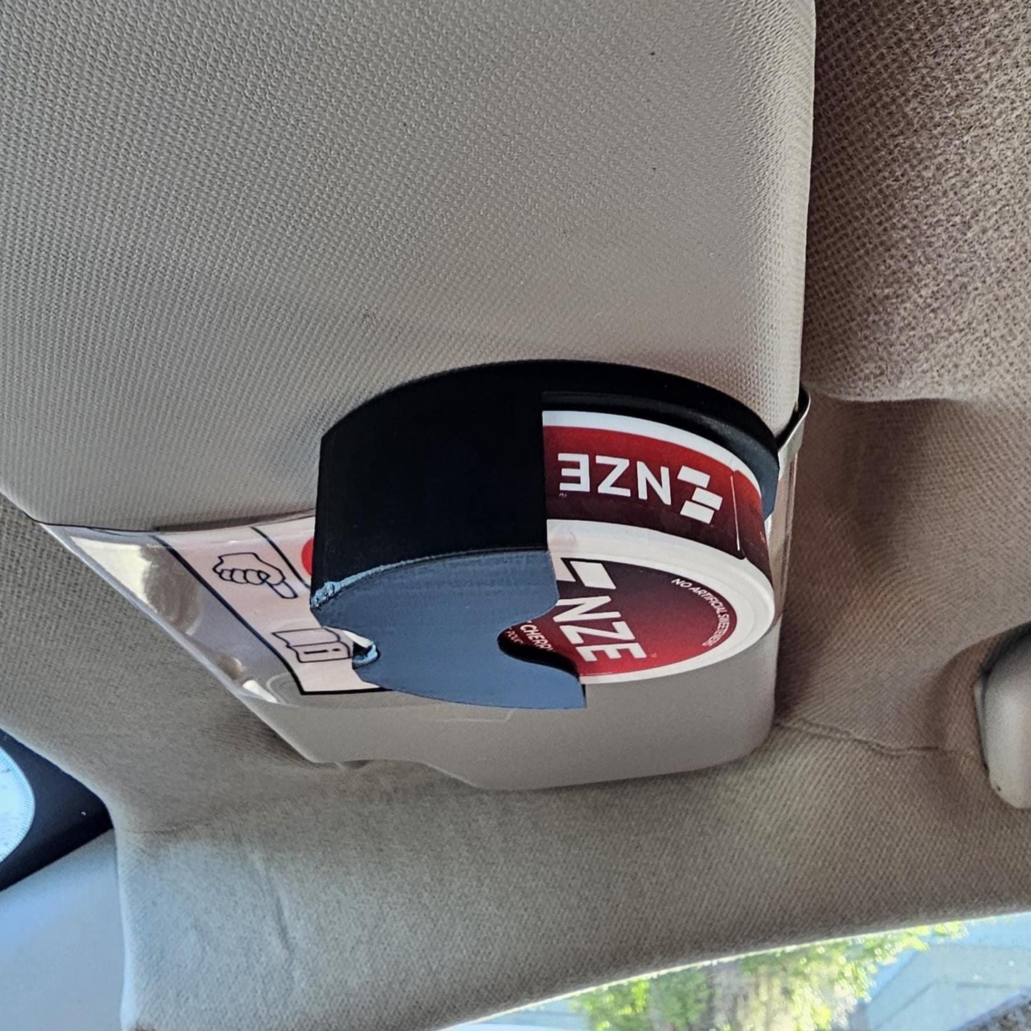 NZE Compatible Visor Clip Holder | 3D Printed | Clip-On for Easy Access - Unique Gift Idea for NZE Fans and Nootropic Enthusiasts