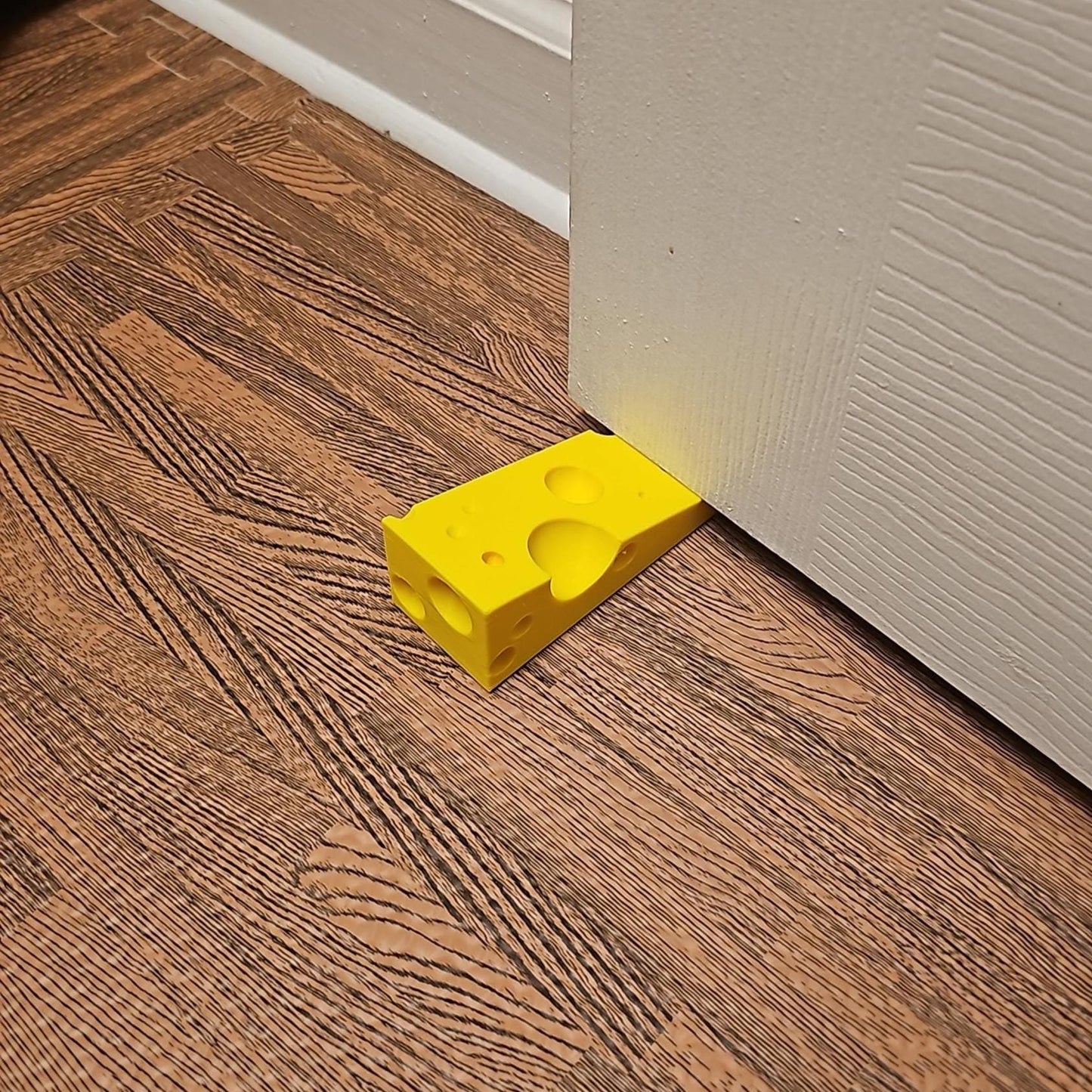 Cheese Wedge Doorstop | Cheesy Gift Door Stopper | Funny Food Lover
