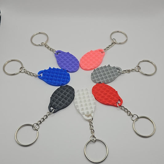 Stabby Stones Fidget Set: 2 Sensory Keychains for Anxiety & Stress Management - Adult Gift