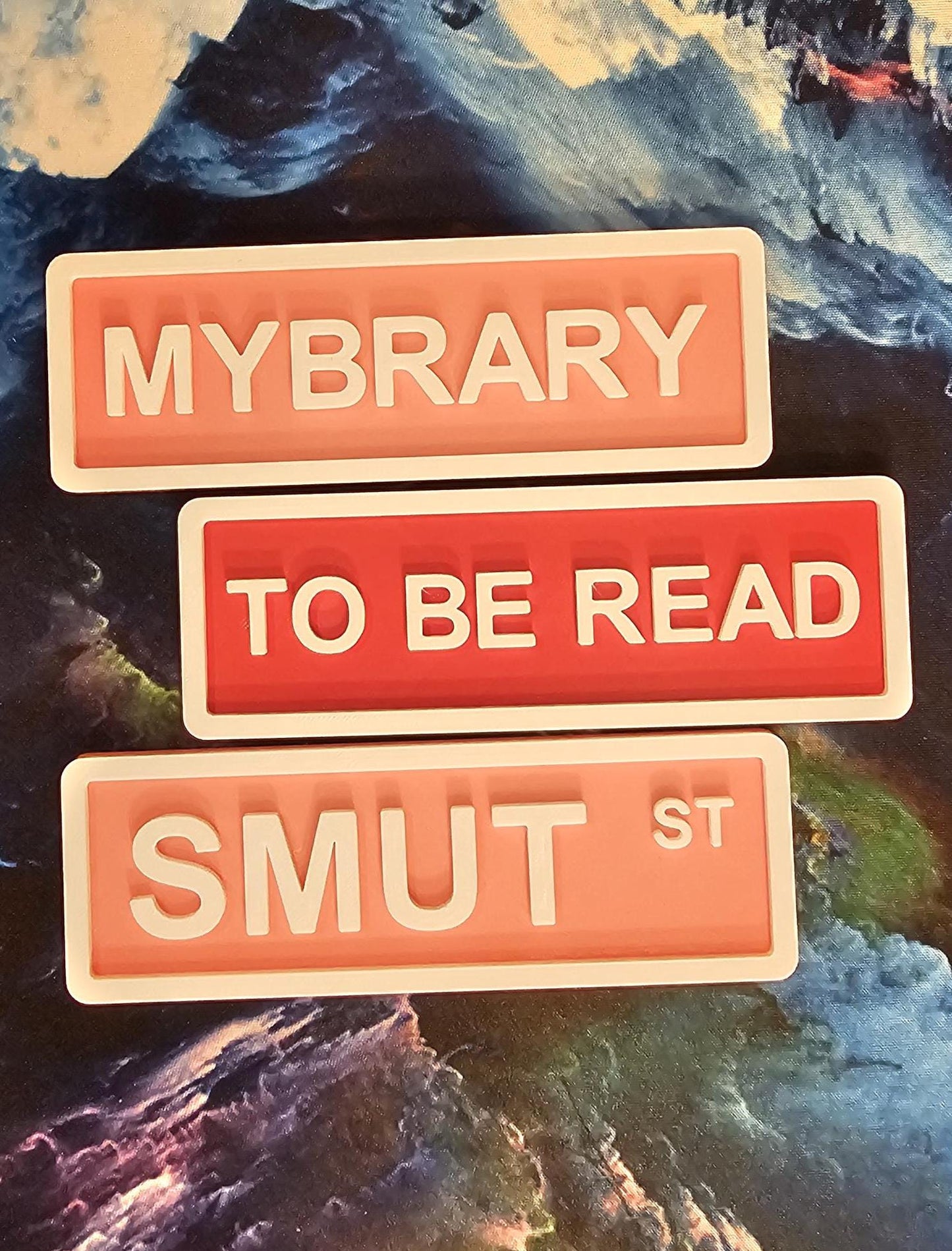 Personalized MYBrary Bookshelf Sign: Unique Reading Nook Decor for Book Lovers