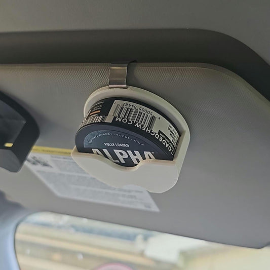 ALPHA Fully Loaded Compatible Visor Clip | 3D Printed | Clip-On for Easy Access - Unique Gift Idea for Alpha Fans and Nootropic Enthusiasts