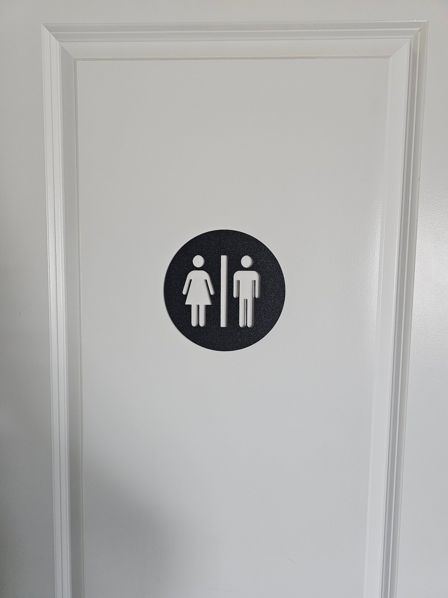 Bathroom Door Sign