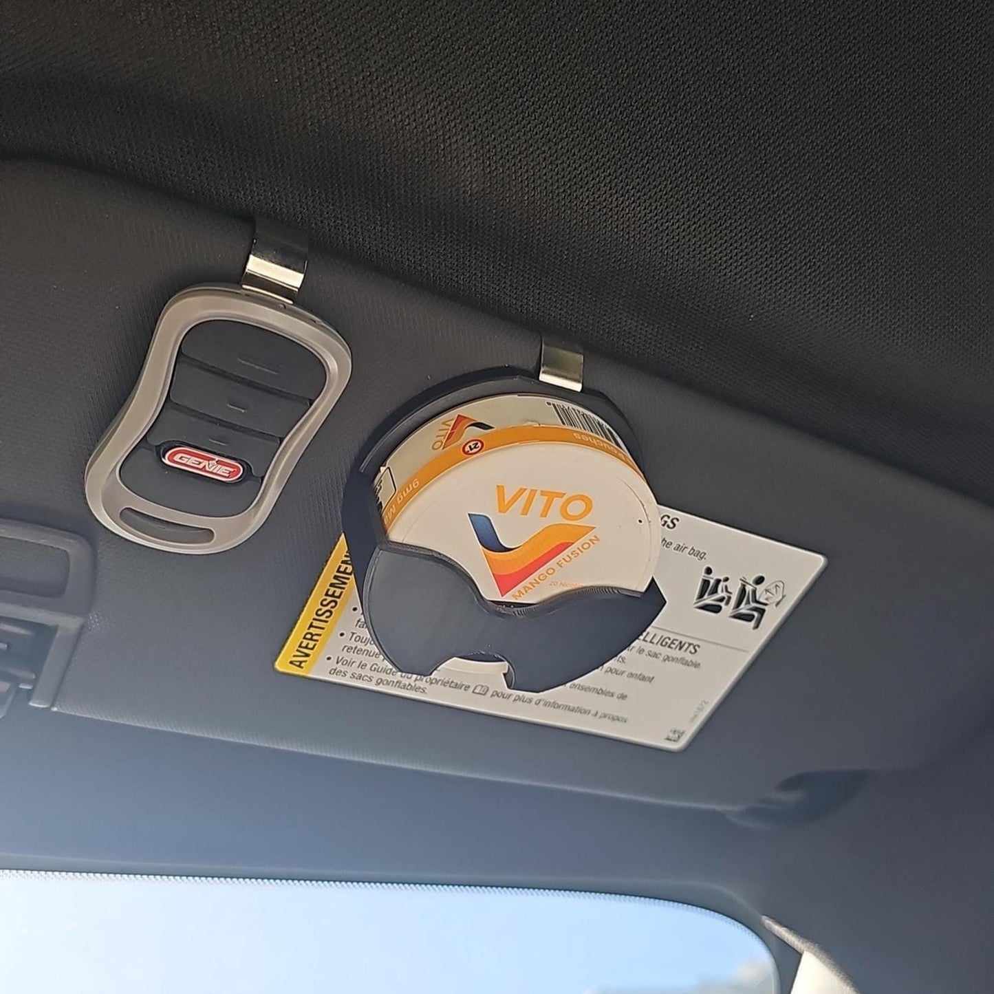 VITO Compatible Visor Clip Holder | 3D Printed | Clip-On for Easy Access - Unique Gift Idea for Him