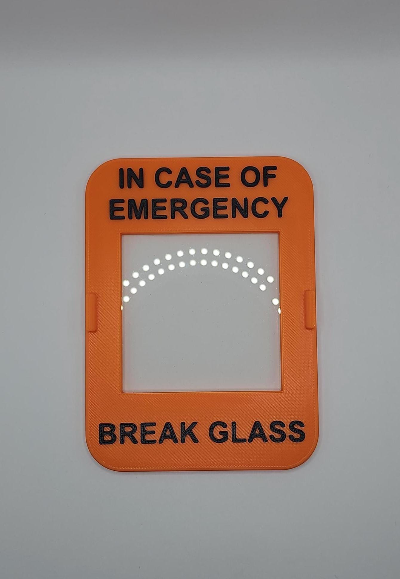 Emergency Can Tin Case for Compact Cans | 3D Printed | Functional Case with Magnetic Front Panel with Acrylic Panel - Novelty Gift