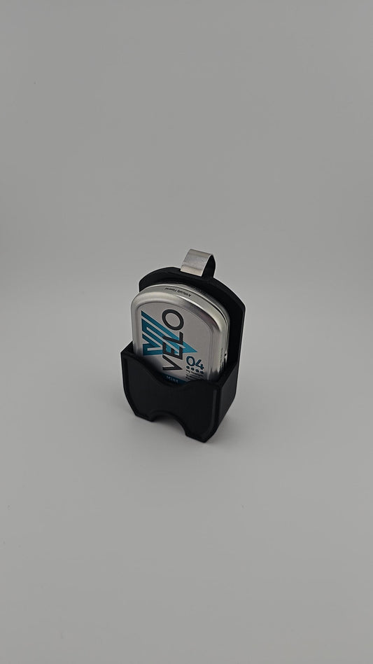 METAL Can VELO Compatible Visor Clip | 3D Printed | Pouch Can Organizer for Car - Gift for Him