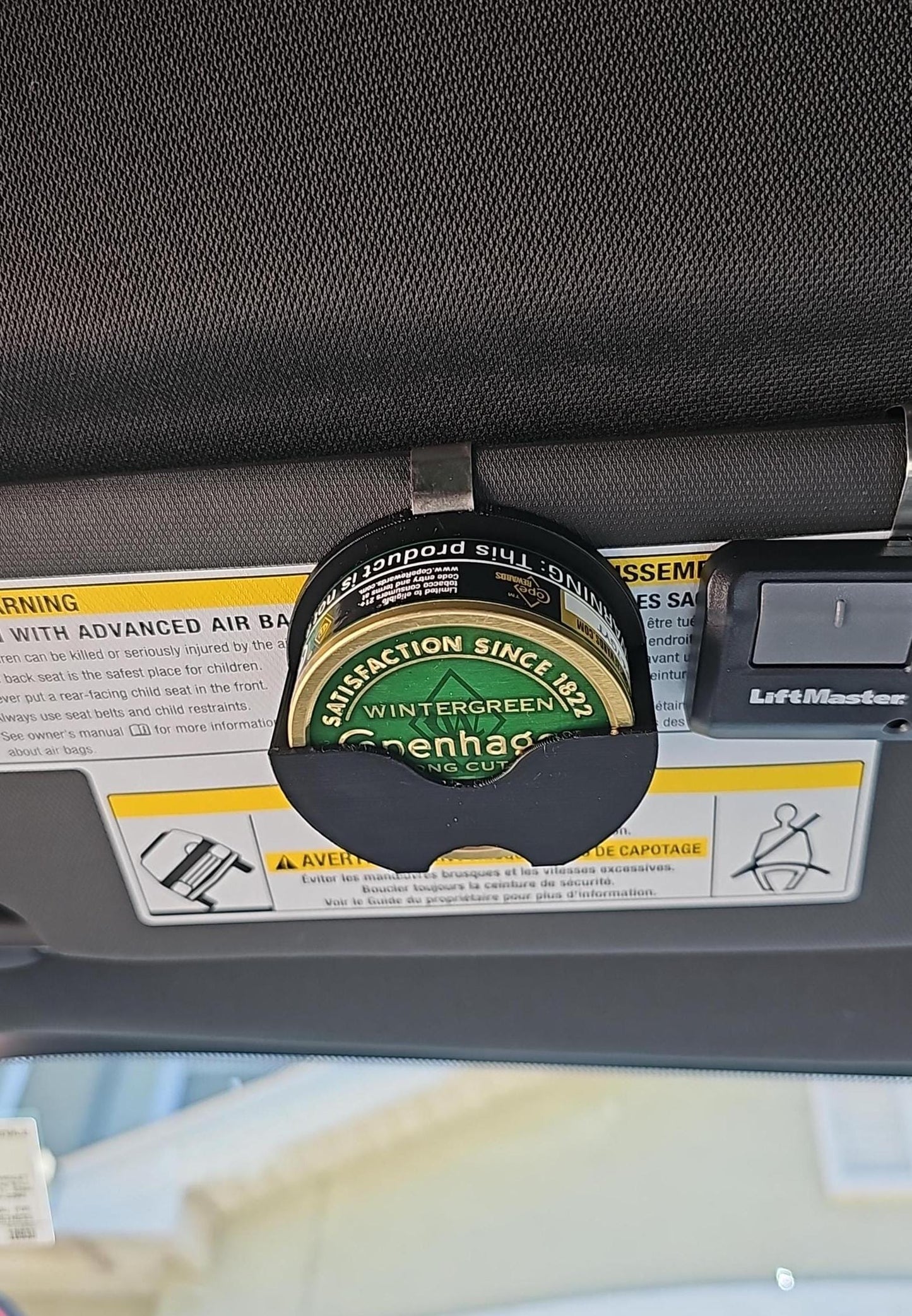 Copenhagen Compatible Visor Clip | 3D-Printed Durable Holder | Car Organizing Accessory