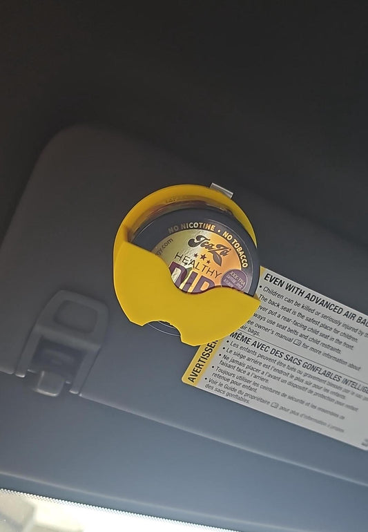 Teaza Energy Dip Can Visor Clip | 3D-Printed | Organizer for Vehicle Travel - Great Gift for your Healthiest of Friends