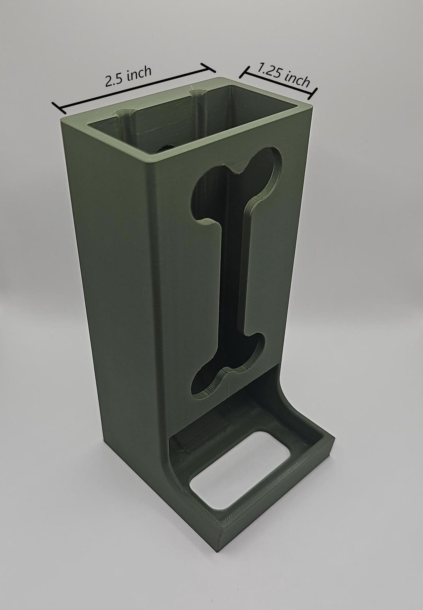 Wall-Mounted Dog Poop Bag Dispenser: Bone Design Pet Waste Organizer - Stylish Gift for Dog Lovers