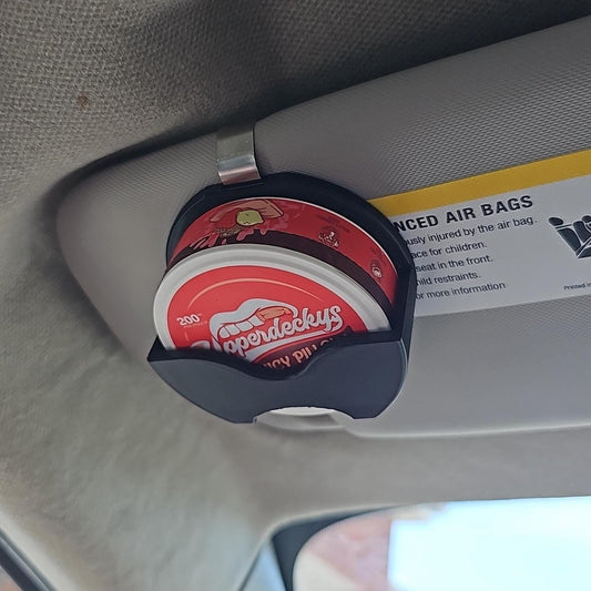 Upperdeckys Compatible Visor Clip Holder | 3D Printed | Clip-On for Easy Access - Unique Gift Idea for Caffeine Fans