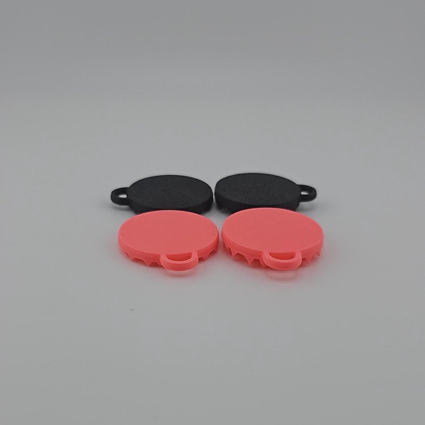 Stabby Stone Rounds Fidget Set: 2 Sensory Keychains for Anxiety & Stress Management - Adult Gift