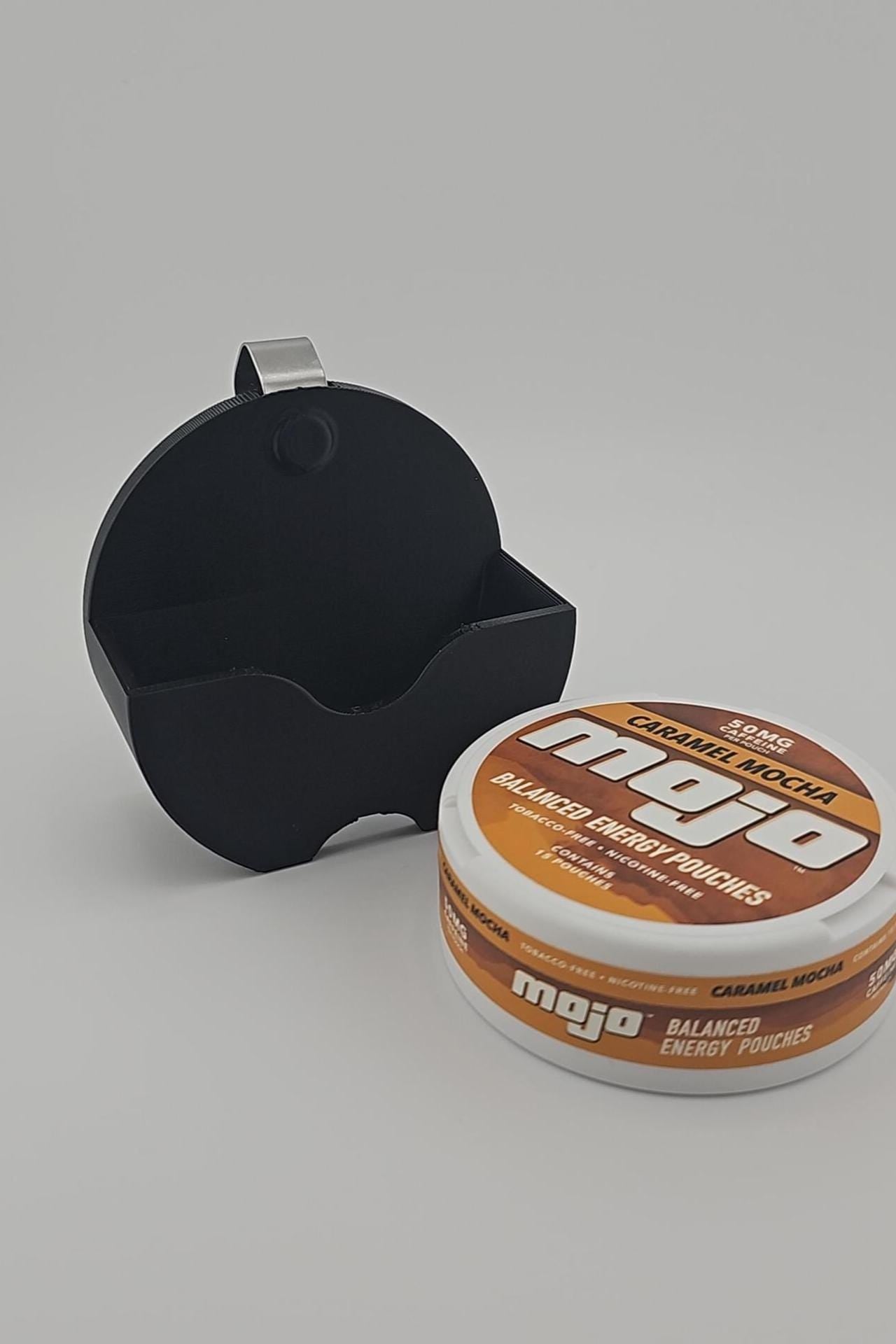 MOJO Caffeine Visor Clip |  3D-Printed | Coffee Pouch Accessory Unique Functional Car Gift