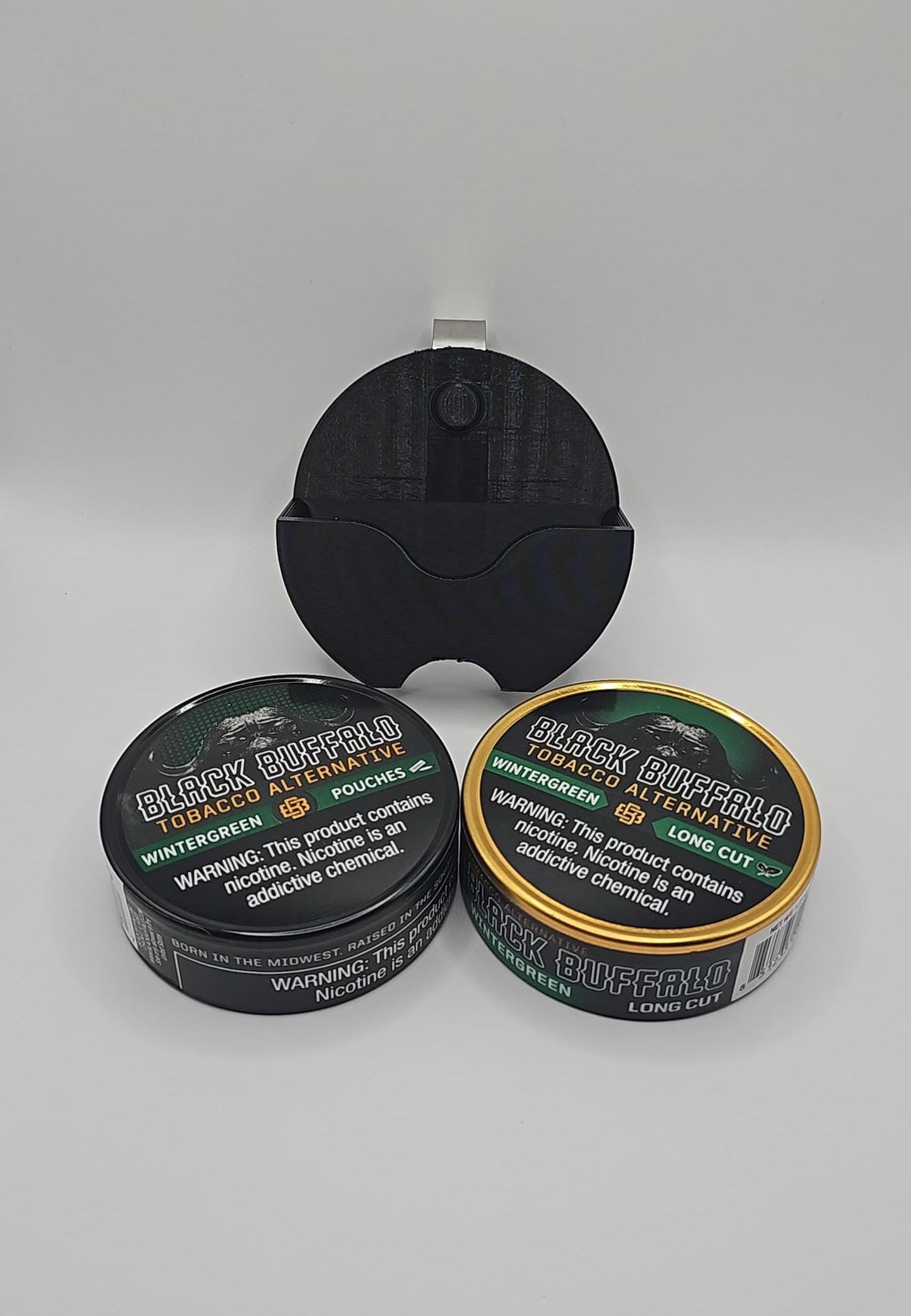 Black Buffalo Can Visor Clip | 3D-Printed | Car Organizer for Alternative Cans