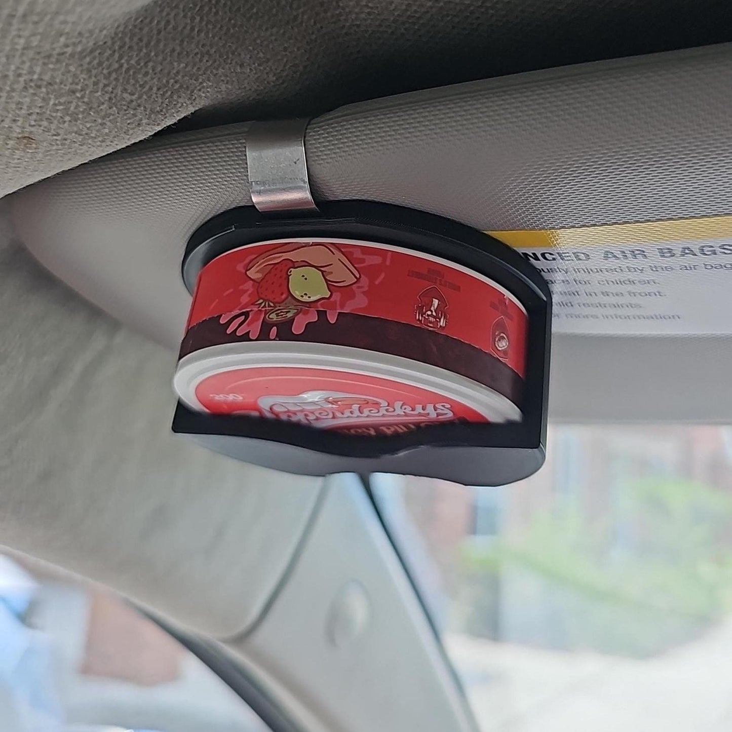 Upperdeckys Compatible Visor Clip Holder | 3D Printed | Clip-On for Easy Access - Unique Gift Idea for Caffeine Fans