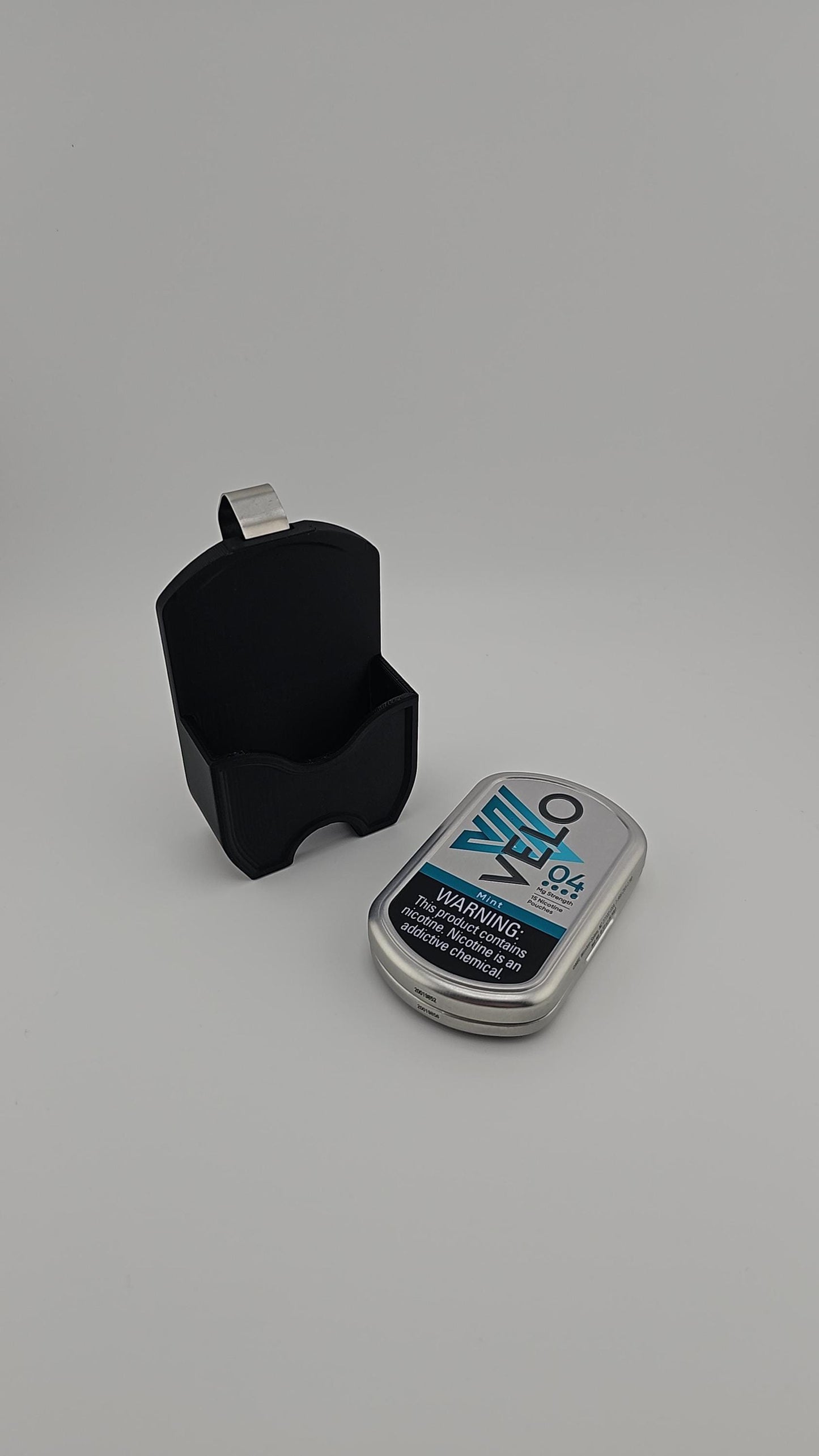 METAL Can VELO Compatible Visor Clip | 3D Printed | Pouch Can Organizer for Car - Gift for Him