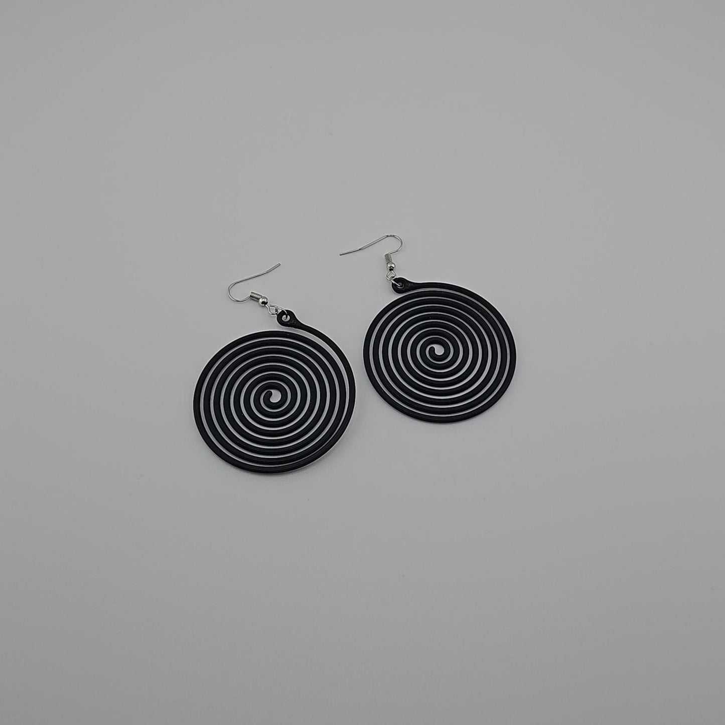 Spiral Earrings: Lightweight Statement Jewelry for Modern Fashion Enthusiasts | 3D-Printed Gift