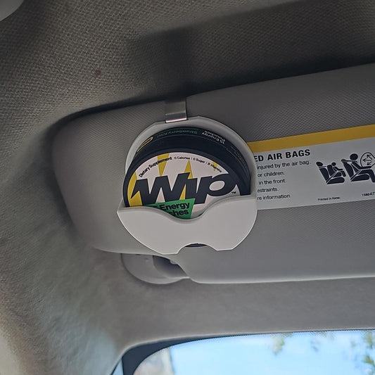 WIP Energy Compatible Visor Clip Holder | 3D Printed | Clip-On for Easy Access - Unique Gift Idea for Caffeine Fans