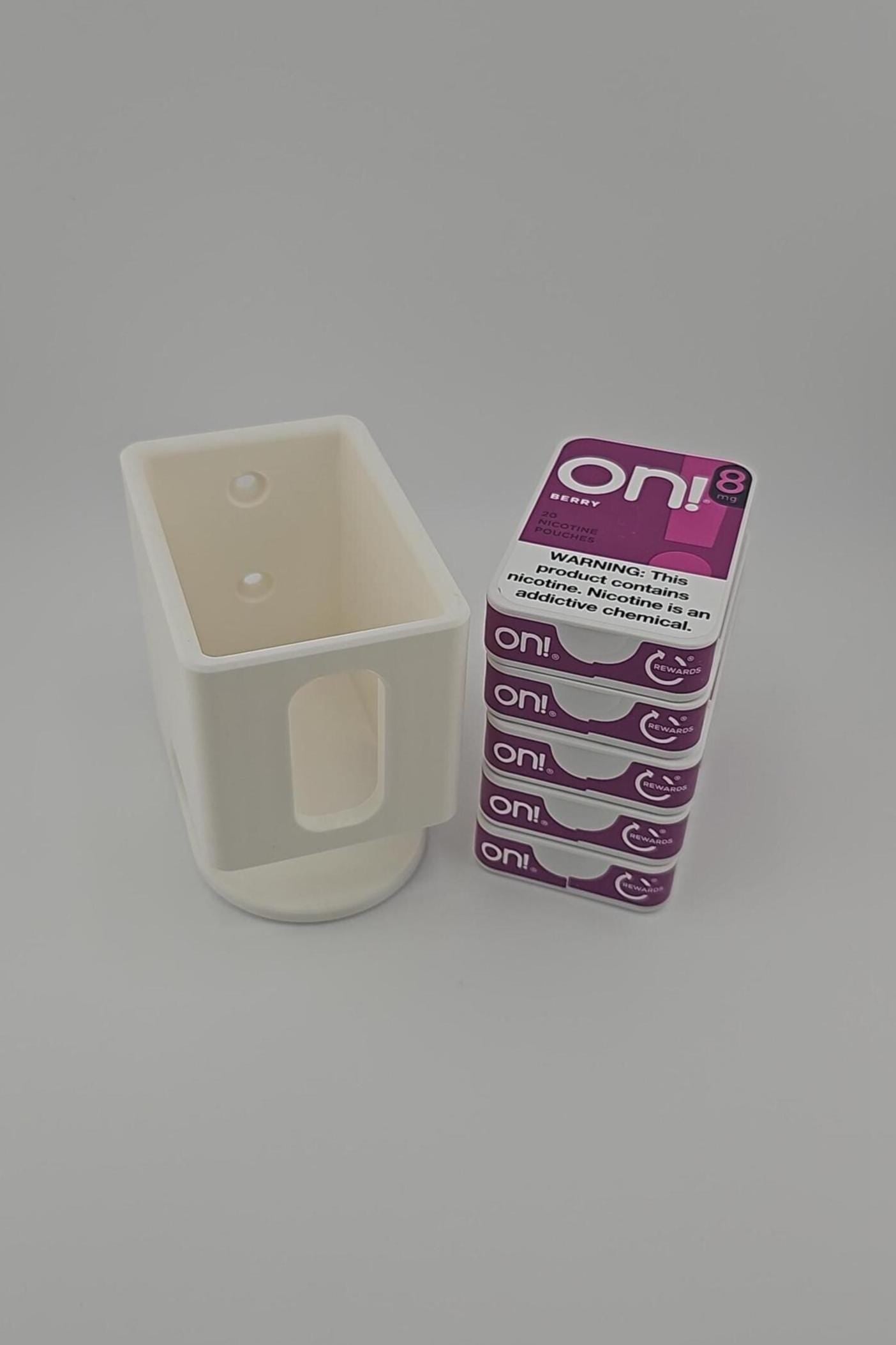 ON! Can Tower Holder | 3D Printed | Wall Mounted Dispenser for Easy Access & Organization