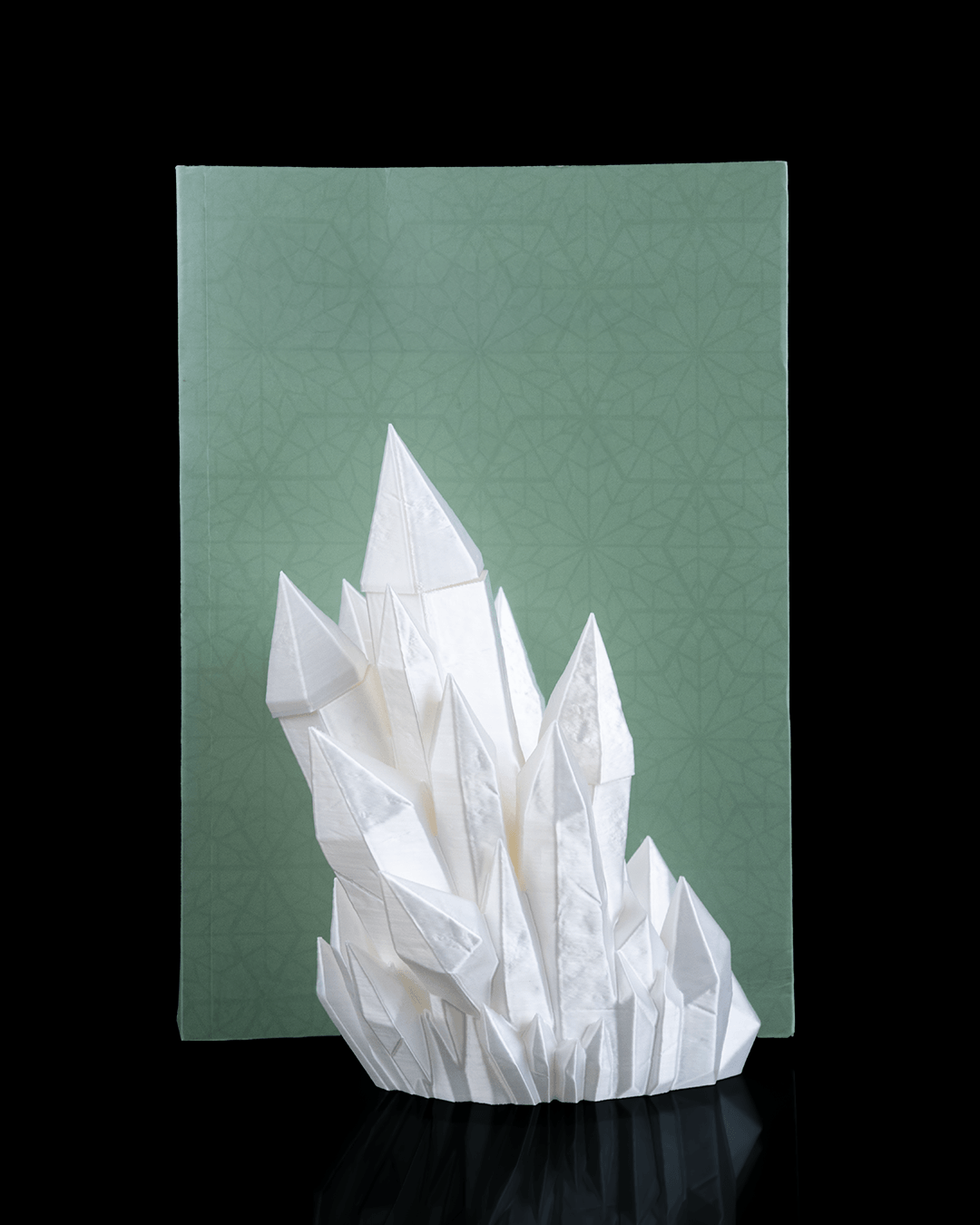 Fantasy Lore Crystal Bookend & Bookmark Set – Handcrafted 3D Printed Decorative Book Support, Unique Gift for Bookworms & Fantasy Fans