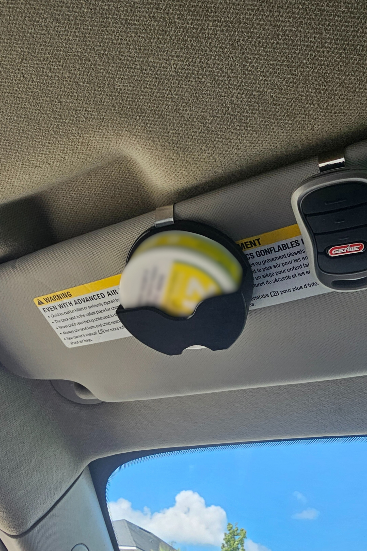Zyn-Compatible Visor Clip Holder - 3D Printed Clip-On for Easy Access - Unique Gift Idea Nicotine Enthusiasts