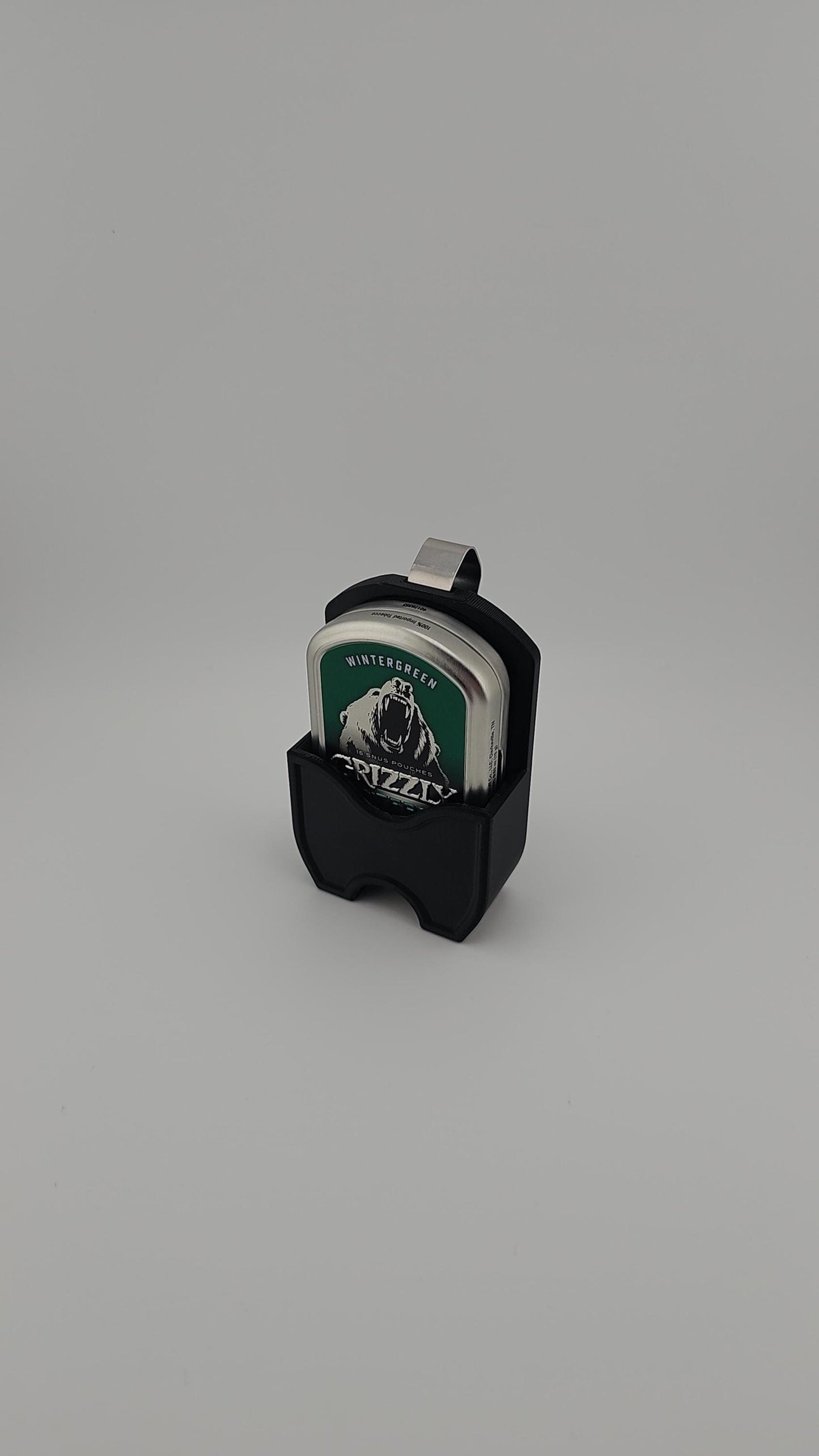 Grizzly SPITFREE Metal Can Visor Clip | 3D-Printed | Car Organization Accessory