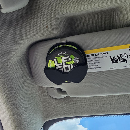 LFGO! Compatible Visor Clip Holder | 3D Printed | Clip-On for Easy Access - Unique Gift Idea for LFGO! Fans and Caffeine Enthusiasts