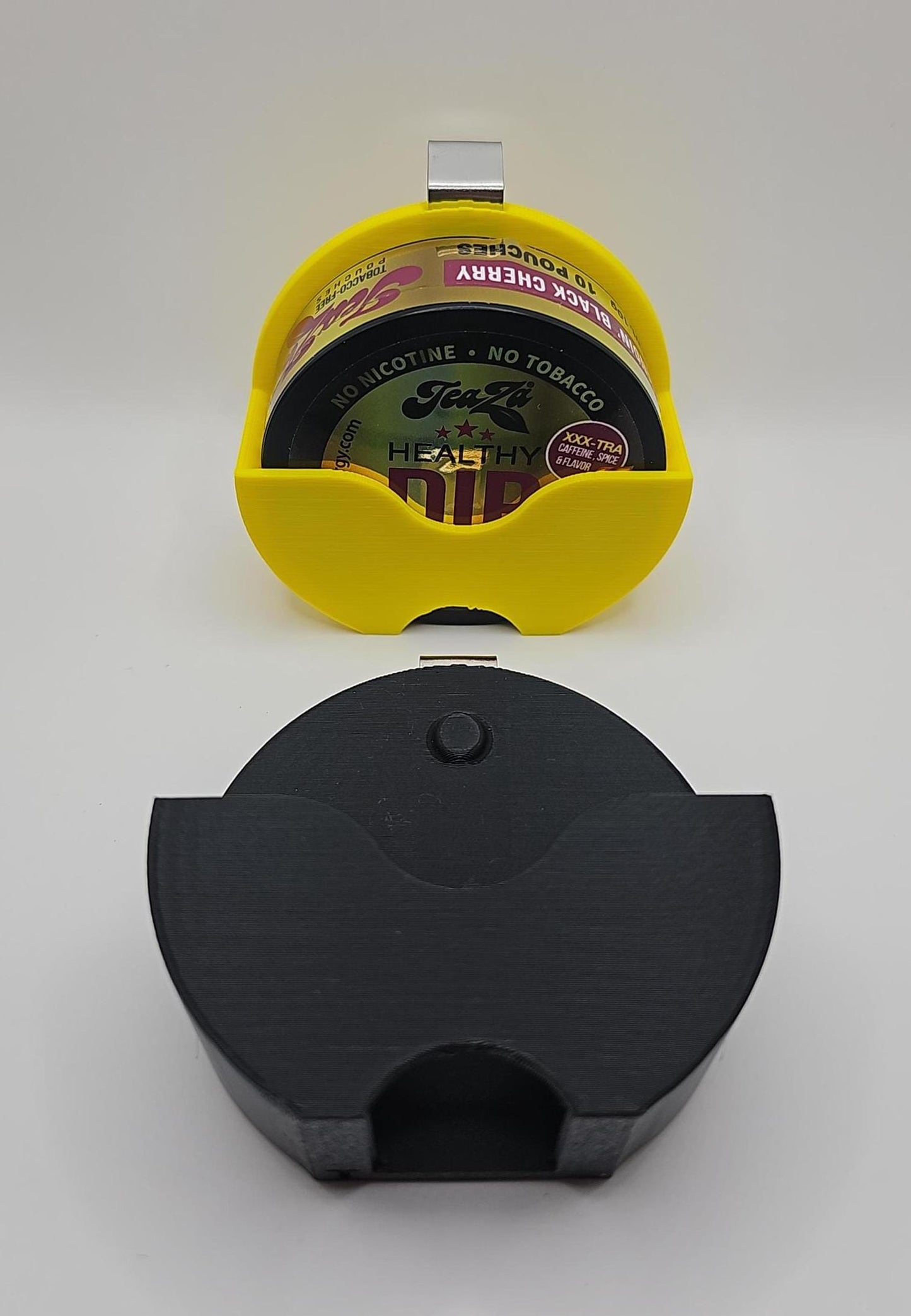 Teaza Energy Dip Can Visor Clip | 3D-Printed | Organizer for Vehicle Travel - Great Gift for your Healthiest of Friends