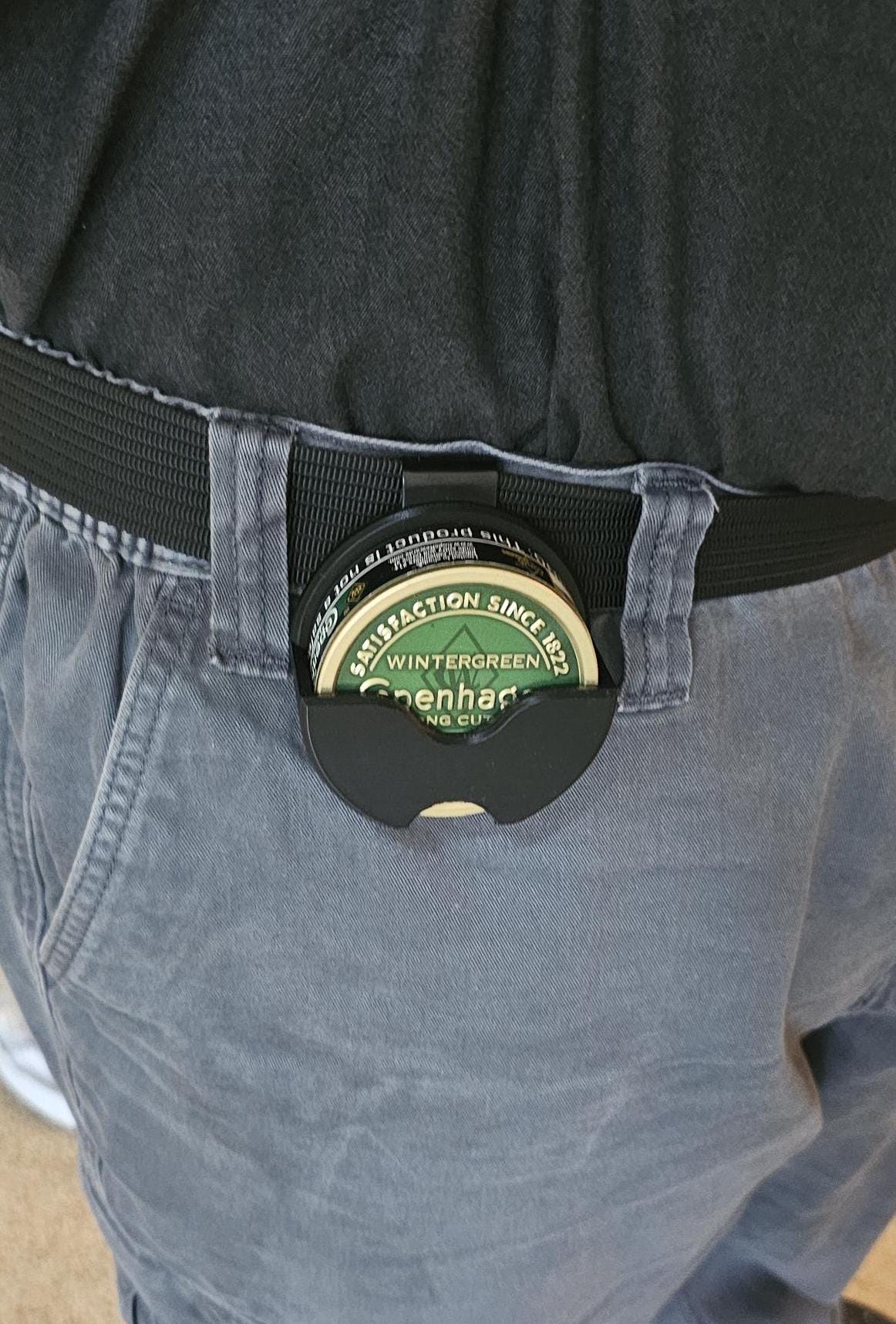 Copenhagen Can Belt Clip | 3D-Printed | Durable Pouch Holder Outdoor Accessory