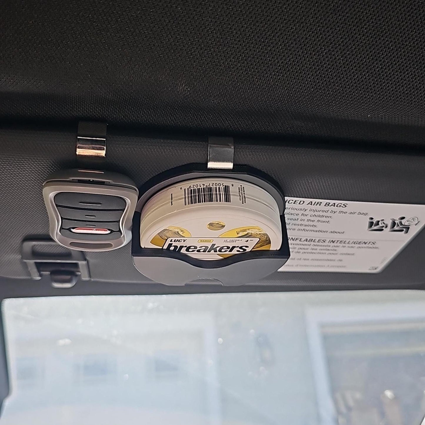 LUCY Breakers Compatible Visor Clip Holder | 3D Printed | Clip-On for Easy Access - Unique Gift Idea for LUCY Enthusiasts