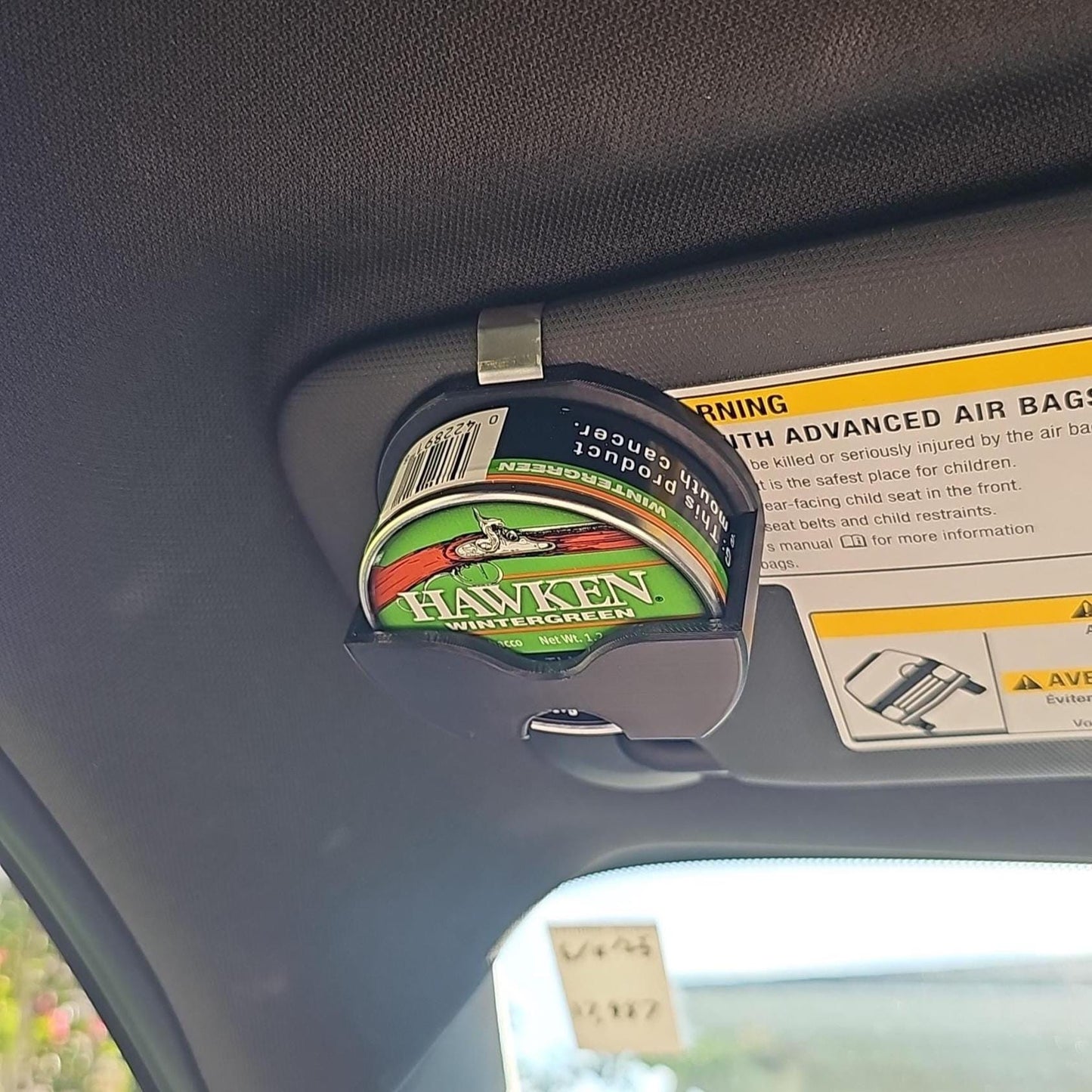 Hawken Compatible Visor Clip Holder | 3D Printed | Clip-On for Easy Access - Unique Gift Idea for Him