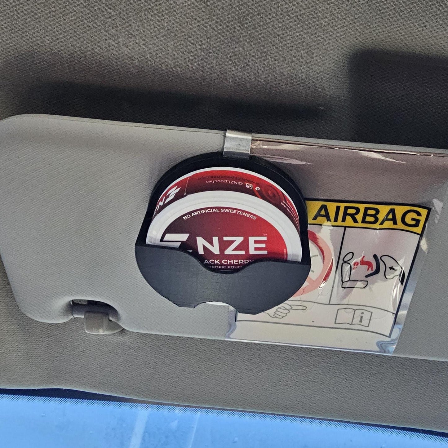 NZE Compatible Visor Clip Holder | 3D Printed | Clip-On for Easy Access - Unique Gift Idea for NZE Fans and Nootropic Enthusiasts