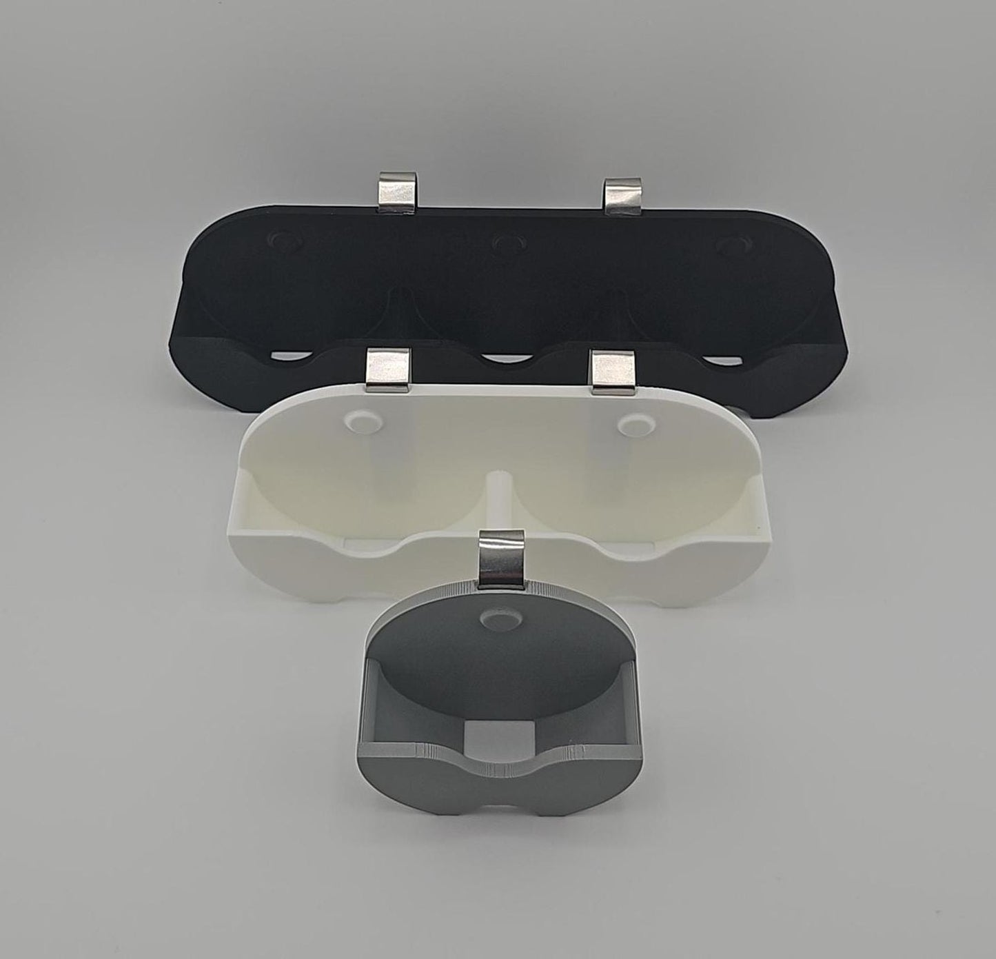 Red Seal Can Visor Clip | 3D-Printed | Unique Car Accessory for Storage & Organization