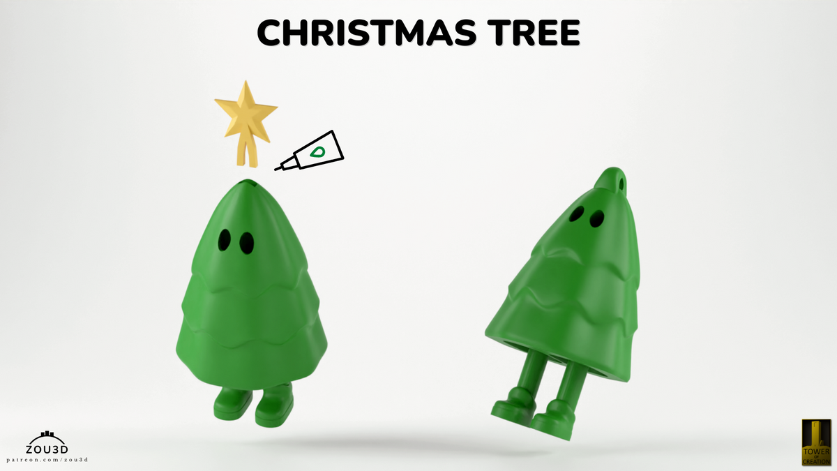 Printomancy Holiday & Family Gifts collection - 3D printed mini Christmas tree