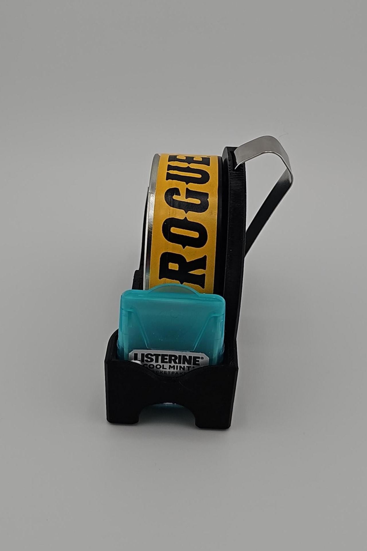 Nicotine Pouch Visor Clip w/ Strip Storage – Compatible with Rogue