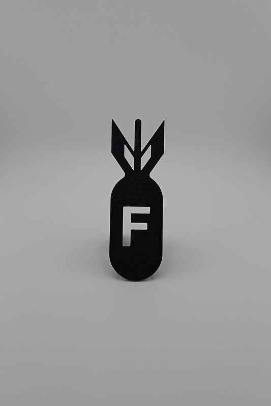 Dropping the "F-Bomb" 3D-printed decor, funny office desk accessory, perfect for adding humor to your workspace, unique gift for friends