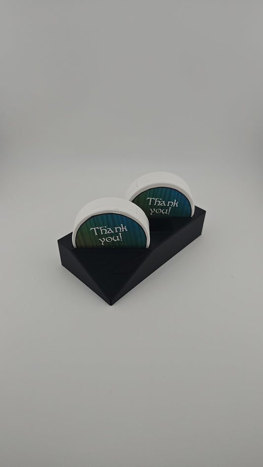 3 Can Nicotine Desk/Drawer Caddy with Company Logo_MonoColor