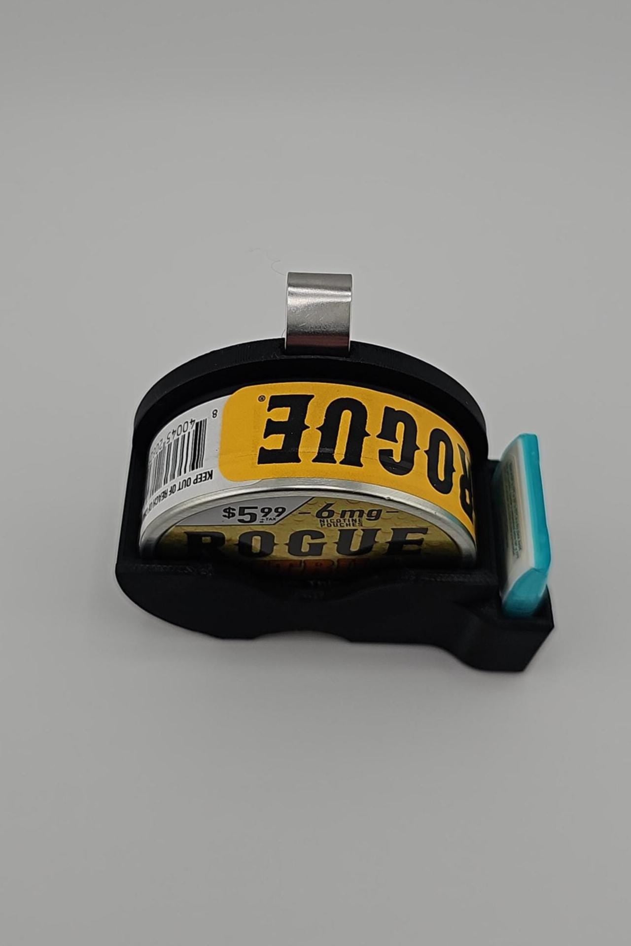Nicotine Pouch Visor Clip w/ Strip Storage – Compatible with Rogue